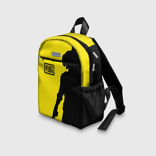 Детский рюкзак PUBG: Yellow Shadow / 3D-принт – фото 3