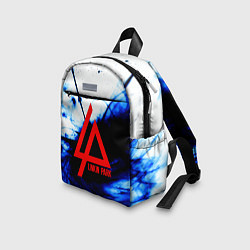 Детский рюкзак Linkin Park blue smoke, цвет: 3D-принт — фото 2