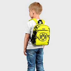 Детский рюкзак FC Borussia Dortmund: Yellow & Black, цвет: 3D-принт — фото 2