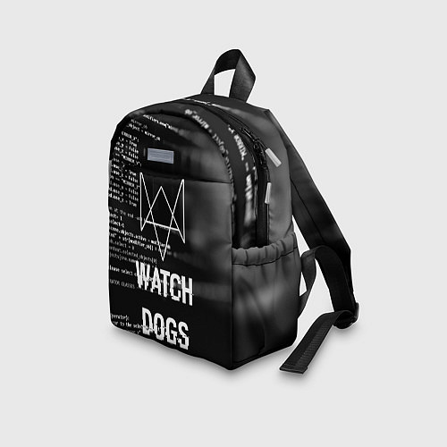 Детский рюкзак Watch Dogs: Hacker / 3D-принт – фото 3