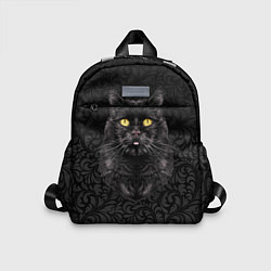 Детский рюкзак Чёрный котик, цвет: 3D-принт
