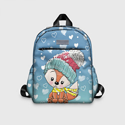 Детский рюкзак Зимняя лисичка, цвет: 3D-принт
