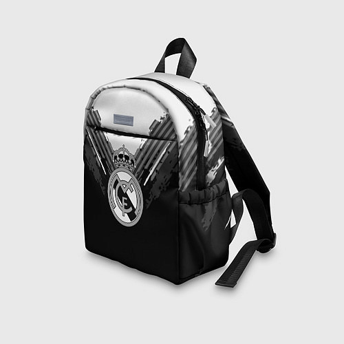 Детский рюкзак FC Real Madrid: Black Style / 3D-принт – фото 3