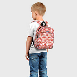 Детский рюкзак Духобор: Обережная вышивка, цвет: 3D-принт — фото 2