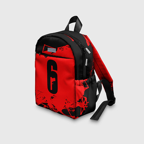 Детский рюкзак R6S: Red Outbreak / 3D-принт – фото 3