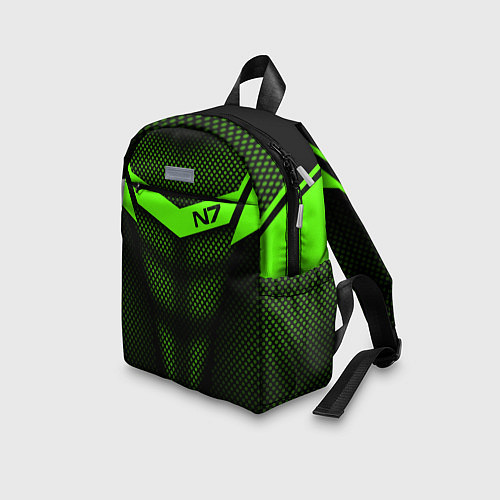Детский рюкзак N7: Green Armor / 3D-принт – фото 3