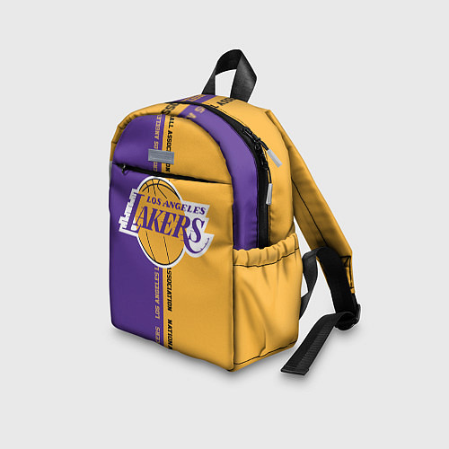 Детский рюкзак NBA: LA Lakers / 3D-принт – фото 3