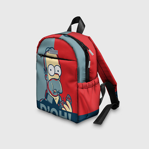 Детский рюкзак Homer Simpson DOH! / 3D-принт – фото 3