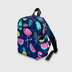 Детский рюкзак Фруктовый фламинго, цвет: 3D-принт — фото 2