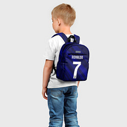 Детский рюкзак Ronaldo 7: Blue Sport, цвет: 3D-принт — фото 2