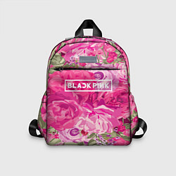 Детский рюкзак Black Pink: Abstract Flowers