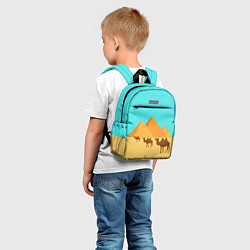 Детский рюкзак Пирамиды Египта, цвет: 3D-принт — фото 2