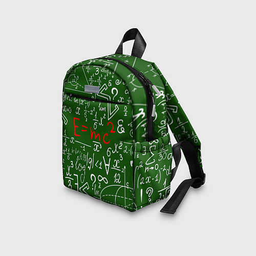 Детский рюкзак E=mc2: Green Style / 3D-принт – фото 3