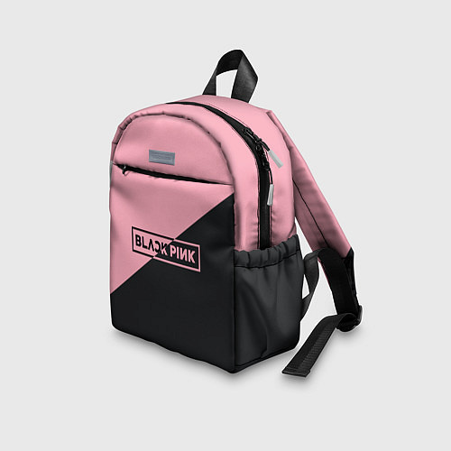 Детский рюкзак Black Pink / 3D-принт – фото 3