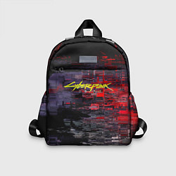 Детский рюкзак Cyberpunk 2077: Techno Style, цвет: 3D-принт