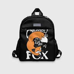 Детский рюкзак Crazy Like a Fox, цвет: 3D-принт