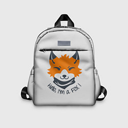 Детский рюкзак Hello Fox, цвет: 3D-принт
