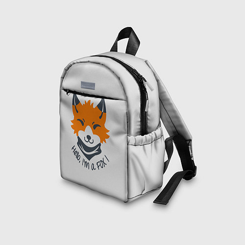 Детский рюкзак Hello Fox / 3D-принт – фото 3