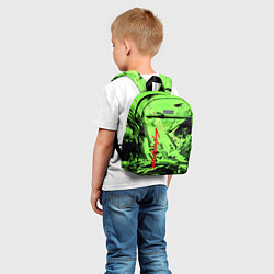 Детский рюкзак Cyberpunk 2077: Green Breaks, цвет: 3D-принт — фото 2