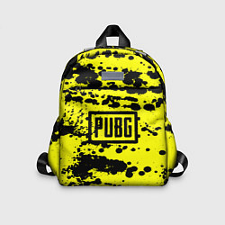 Детский рюкзак PUBG: Yellow Stained, цвет: 3D-принт