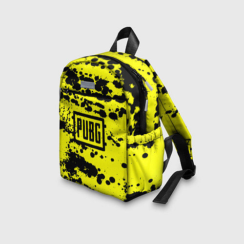Детский рюкзак PUBG: Yellow Stained / 3D-принт – фото 3
