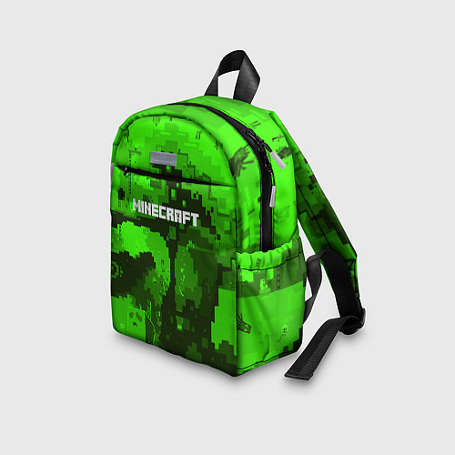 Детский рюкзак Minecraft: Green World / 3D-принт – фото 3