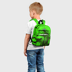 Детский рюкзак Minecraft: Green World, цвет: 3D-принт — фото 2