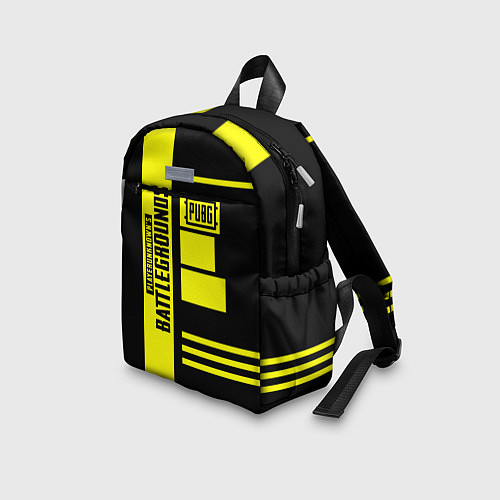 Детский рюкзак PUBG: Yellow Lifestyle / 3D-принт – фото 3