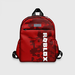 Детский рюкзак ROBLOX: Red Camo, цвет: 3D-принт
