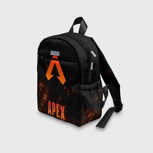 Детский рюкзак Apex Legends: Orange Flame / 3D-принт – фото 3