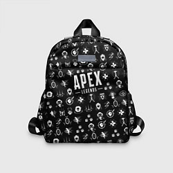Детский рюкзак Apex Legends: Black Pattern, цвет: 3D-принт