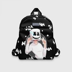 Детский рюкзак Marshmello: Black Gang, цвет: 3D-принт