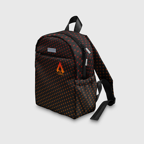 Детский рюкзак Apex Legends: Orange Dotted / 3D-принт – фото 3