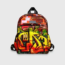 Детский рюкзак Red Graffiti, цвет: 3D-принт