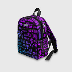 Детский рюкзак Неоновые лого игр, цвет: 3D-принт — фото 2
