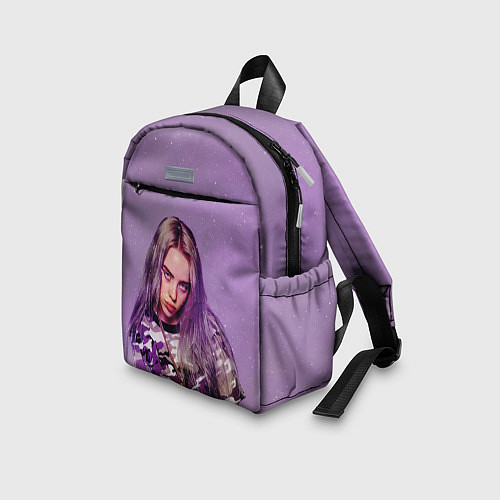 Детский рюкзак Billie Eilish: Violet Fashion / 3D-принт – фото 3
