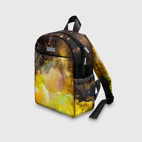 Детский рюкзак Желтая краска / 3D-принт – фото 3