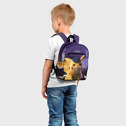 Детский рюкзак Пикачу Детектив, цвет: 3D-принт — фото 2