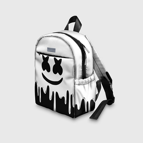 Детский рюкзак MELLO BLACK x WHITE / 3D-принт – фото 3