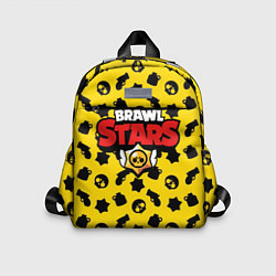 Детский рюкзак Brawl Stars: Yellow & Black, цвет: 3D-принт