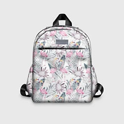 Детский рюкзак Тропические фламинго, цвет: 3D-принт