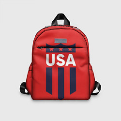 Детский рюкзак USA, цвет: 3D-принт