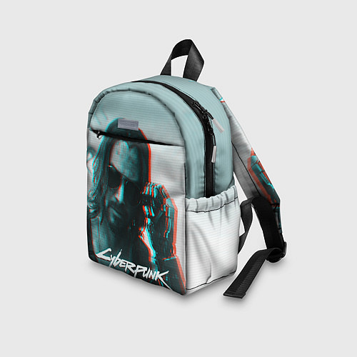 Детский рюкзак Cyberpunk 2077: Keanu Reeves / 3D-принт – фото 3