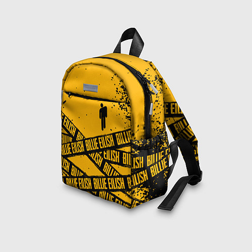 Детский рюкзак BILLIE EILISH: Yellow Tape / 3D-принт – фото 3