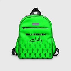 Детский рюкзак Billie Eilish: Green Autograph, цвет: 3D-принт