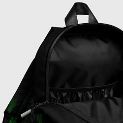 Детский рюкзак Billie Eilish: Green & Black Autograph, цвет: 3D-принт — фото 2