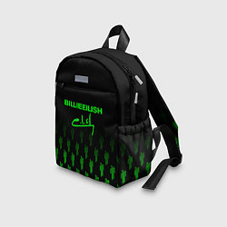 Детский рюкзак Billie Eilish: Green & Black Autograph, цвет: 3D-принт — фото 2