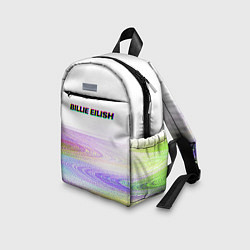 Детский рюкзак BILLIE EILISH: White Glitch, цвет: 3D-принт — фото 2