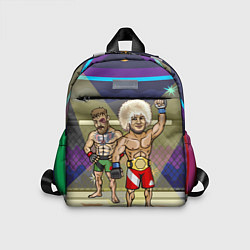 Детский рюкзак Хабиб Нурмагомедов против Конора, цвет: 3D-принт