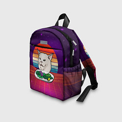 Детский рюкзак Woman yelling at a cat, цвет: 3D-принт — фото 2